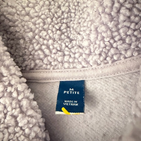 Lavender Teddy 1/4 Zip - Picture 3 of 3